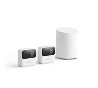 Reolink Kit Caméra Magnétique sans Fil, Autonomie 9 Mois, Home Hub Mini | 2 Caméras Argus MagiCam-V2, Détection IA, Wi-Fi 2.4/5GHz, Vision Nocturne 1080P, Stockage Local sans Abonnement, Jusqu'à 1 To