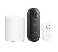 Reolink Kit Sécurité Connectée Sonnette Vidéo PoE 5MP + Home Hub Mini, Vue 180°, Détection de Personne, Audio Bidirectionnel, Stockage Local Sécurisé, Accès à Distance