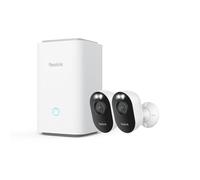 Reolink Lumus x2 avec Home Hub, Kit caméra de surveillance 2K 4MP extérieur, 2,4/5GHz WiFi, Détection intelligente, Gestion centralisée, avec carte SD 64GB