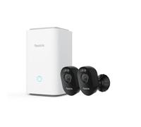 Reolink Lumus x2 avec Home Hub, Kit caméra de surveillance 2K 4MP, WiFi 2,4/5GHz, Détection intelligente, Gestion centralisée, avec carte SD 64GB, Noir