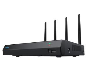 Reolink NVS12W - NVR Wi-Fi 6 à 12 canaux supportant jusqu'à 16MP Cam 5/2.4 GHz Wi-Fi 2TB HDD 16TB Capacité de stockage noir