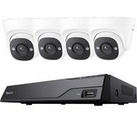Reolink NVS8-5MD4 Kit de vidéosurveillance 8 canaux 4 caméras dôme 5MP NVR PoE 2TB