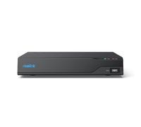 Reolink NVS8(NHD) - NVR PoE à 8 canaux pour l'enregistrement 24/7, supporte jusqu'à 16MP, pas de disque dur intégré, capacité de stockage jusqu'à 12TB