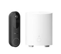 Reolink Pack Sécurité Caméra Sonnette 2K sans Fil sur Batterie avec Vue 1:1 et Audio Bidirectionnel + Home Hub Mini, Stockage Local, Wi-FI Double Bande, Détection Personne/Véhicule/Colis, sans Abonn