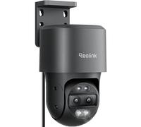 Reolink PTZ 4K Caméra Extérieur PoE, Double Objectif, TrackMix PoE Gris | Zoom Hybride 6X, Suivi Automatique, Vision Nocturne en Couleur, Détection de Personne/Véhicule/Animal, Audio Bidirectionnel