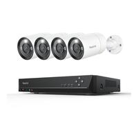 Reolink RLK8-1200B4-A, Système de surveillance 12MP extérieur, 4X PoE caméra de surveillance & 8CH 2TB HDD NVR, Spotlight, détection de personnes/voitures, audio 2 voies