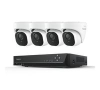 Reolink RLK8-520D4-A, Système de surveillance PoE 5MP, Caméra de surveillance PoE 4X 2K+ 5MP avec détection intelligente & NVR PoE 8CH 2TB pour enregistrement 24/7