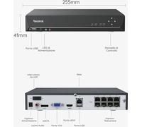 reolink RP-PN8-NHD REOLINK RP-PN8-NHD Netzwerk Videorekorder