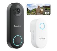Reolink Sonnette Connectée Filaire Caméra 5MP, Video Doorbell WiFi | Doorbell Extérieure Étanche avec Carillon 2,4/5 GHz, Alertes de Détection Humaine, Grand Angle 180°, Audio Bidirectionnel.