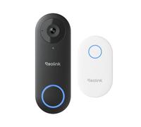 Reolink Sonnette Vidéo PoE avec Chime, Sonnette Extérieur avec Caméra 5MP, Vue Diagonale à 180°, Audio Bidirectionnel, Détection de Personne, Etanche, Alertes, Compatible avec NVR, Video Doorbell