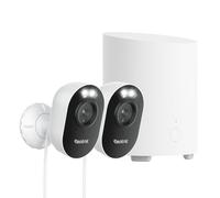 Reolink Système Caméras Surveillance sans Fil 4MP, HomeHub Mini + Lumus x2 | Stockage et Contrôle Local, Détection IA Personne/Véhicule/Animal, Résumé Intelligent, Wi-Fi Double Bande 2.4/5GHz.