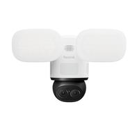 Reolink TrackFlex Floodlight WiFi, caméra de surveillance extérieure à projecteur 4K avec connexion Wi-Fi et câble, suivi automatique à 360°, recherche vidéo par IA sans abonnement, détection par IA