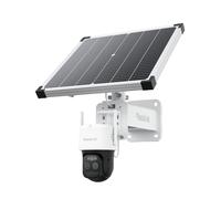 Reolink TrackMix LTE Plus 2 + panneau solaire Plus, caméra de surveillance d'extérieur 2K 4MP 4G LTE à batterie ColorX, zoom automatique et suivi, enregistrement 24 h/24, 7 j/7