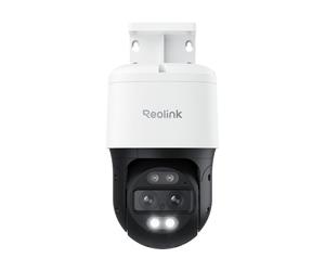 Reolink TrackMix PoE 4K 8MP PTZ PoE Caméra de surveillance extérieure, Double objectif, Zoom 6X, Vision nocturne couleur, Identification de personne/véhicule/animal, Auto-tracking