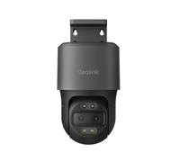 Reolink TrackMix PoE, caméra de surveillance extérieure PTZ 4K 8 MP PoE, double objectif, zoom 6x, vision nocturne en couleur, détection par IA, suivi automatique, audio bidirectionnel, gris