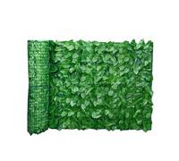 REOVE Clôture d'intimité en lierre artificiel, 1 panneau de clôture en plastique vert de 3 m, haie artificielle, clôture d'intimité, aménagement paysager mural pour décoration extérieure, jardin (2