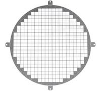 Repa Market Grille de ventilation ronde en acier galvanisé de 25,4 cm pour vide sanitaire - Grille de protection d'entrée et sortie de ventilation - Maille de protection universelle en métal pour