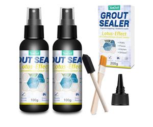 Réparation des Joints de Carrelage, 200ML Transparent Imperméabilisant pour Joints Facilite Lissage d'Étanchéité, Non Agressif Imperméabilisant pour Joints Carreaux Muraux Cuisine, Salle de Bain