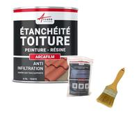 Réparation Étanchéité Toiture, Tuile, Gouttière, Chéneau 0.75 L Brun | Répare et Étanche Toitures, Tuiles, Gouttières, Fissures, Souche de Cheminée, Adhère Tous Supports - Arcane Industries