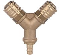 RIEGLER Riegler Distributeur, 2 raccords à libération rapide NW7,2, raccord NW7,2-7,8 G1/2 Quantité:1