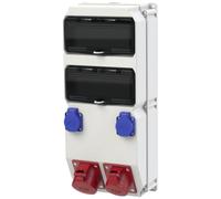 Répartiteur de courant CEE PCE 9025430 Distributeur en plastique Strobl BV 32 A. IP54