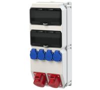 Répartiteur de courant CEE PCE 9025521 Distributeur en plastique Strobl BV 16/ 32 A. IP54
