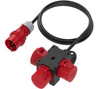 Répartiteur de courant CEE PCE 9430718 Répartiteur CEE 16A, 1.5 m H07RN-F 5G 1,5 mm² IP44