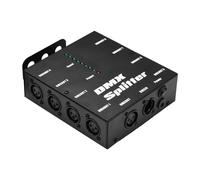 Répartiteur de signal optique DMX512 : 1 entrée, 8 sorties