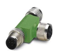 Répartiteur en T Phoenix Contact SAC-5P-M12T/2XM12 VP 1541186 Contenu: 1 pc(s)