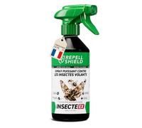 RepellShield® Barrage aux Insectes Volants -0,5L- Prêt à l'Emploi - Non Tachant, Parfum Naturel Botanique - Usage Intérieur & Extérieur - Barrière à Insectes Multi-Usage aux Huiles Essentielles