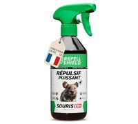 RepellShield® Répulsif Anti Souris & Anti Rat -500ml- Non Tachant, Sûr Famille & Animaux, Huile Essentielle Menthe Poivrée, Résultats Visibles 7-10 Jours - Usage Intérieur & Extérieur