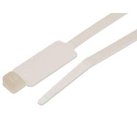Repère câble Collier, Blanc, Paquet de 100 Unités