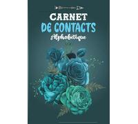 Répertoire Alphabétique: Carnet de Contacts Professionnel | Petit Format A5 Pour Femme | Motif Fleurs Nocturnes (Repertoire Alphabétique A5)