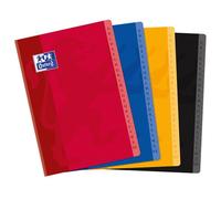Répertoire Oxford Color Life A4 petits carreaux 5mm 192 pages brochées couverture carte coloris assortis