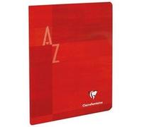 Clairefontaine 63609C Un Répertoire Alphabétique Agrafé - 11x17 cm - 96 Pages Petits Carreaux - Papier Blanc 90 g - Couverture Carte Pelliculée Couleur Aléatoire