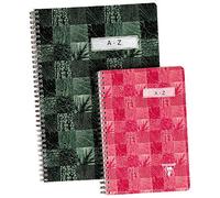 Clairefontaine 8549C Un Répertoire à Spirale - A5 14,8x21 cm - 180 Pages Petits Carreaux - Papier Blanc 90 g - Couverture Carte Pelliculée - Couleur Aléatoire