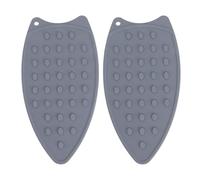RepiceFinem 2pcs Silicone Iron Rest Pads Impact Résistant à la Chaleur Idéal pour Protéger Les Meubles et Les Vêtements Facilitant Le Repassage - Gris Final Selling Points: