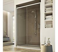 Porte Douche - Replay - 140CM - Verre de sécurité 6mm - Coulissante - Transparent