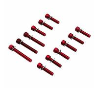 REPLAY vis de Carter alu pour MBK 50 Booster-Yamaha 50 bws Rouge 6x25-40-45 (kit de 12)