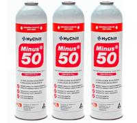 REPORSHOP - Gaz réfrigérant organique Minus 50 3 bouteilles de 375 g pour systèmes avec gaz R22, R404A, R407C et R502 - Remplacement Freeze haute efficacité pour climatisation