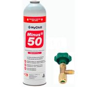 REPORSHOP Gaz réfrigérant organique Minus 50 Bouteille de 375 g pour systèmes avec gaz R22, R404A, R407C et R502 avec valve incluse - Remplacement Freeze haute efficacité pour climatisation