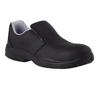 REPOSA Chaussure Infirmiere Modèle Nurse, Chaussure Hopital à Talon Fermé sans Lacets et avec Bout, Semelle Antidérapante en Polyuréthane SRC, Antichoc et Antistatique, Tissu Respirant et Léger