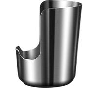 Repose Cuillère avec Support de Couvercle Porte Cuillère en Ìnox 304 Robuste avec Récupérateur de Gouttes Organisateur Vertical Antirouille Rangement pour Plan de Travail