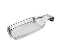 Repose-cuillère en acier inoxydable, spatule, louche, pour ustensiles de cuisine, pour dessus de cuisinière, comptoirs, passe lave-vaisselle, organisateurs de dessus de cuisinière