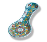 Repose-cuillère en céramique fait main, repose-cuillère en céramique pour cuisinière, repose-cuillère de 25,4 cm pour comptoir de cuisine, porte-cuillère pour cuisinière compatible lave-vaisselle
