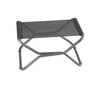 Repose-jambes/tabouret Pliant - Next - Batyline® Duo - Gris Obsidian - Lafuma Mobilier