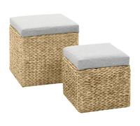 Repose-Pied 2 Pcs Jacinthe D'eau Gris