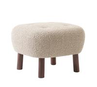Repose pied ATD1 structure noyer WxDxH 53x53x38cm
