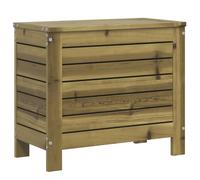 Repose-pied de jardin 62x31,5x52 cm bois de pin imprégné