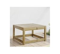 vidaXL Tabouret de jardin en pin imprégné